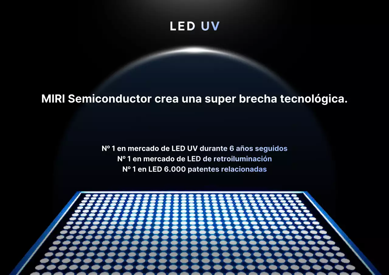 Anuncio de semiconductores modernos negros