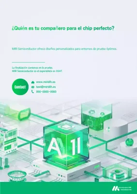 Anuncio de semiconductores modernos ecológicos