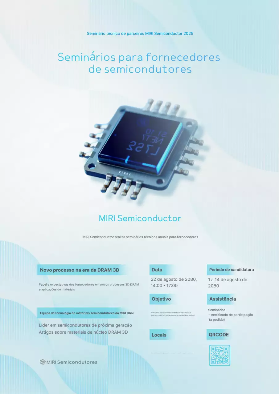 Guia do Seminário de Tecnologia Moderna Sky Blue