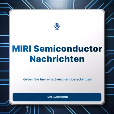 Blauer Hinweis zur modernen Technologie