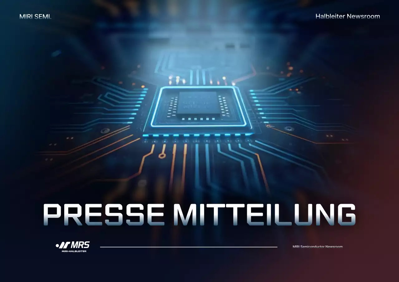 Blue Modern Semiconductor Nachrichtenredaktion