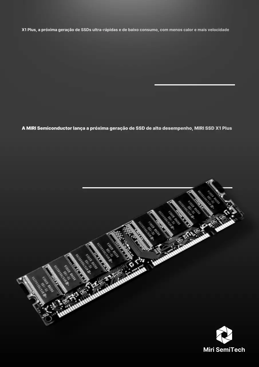 Anúncio de tecnologia moderna cinza