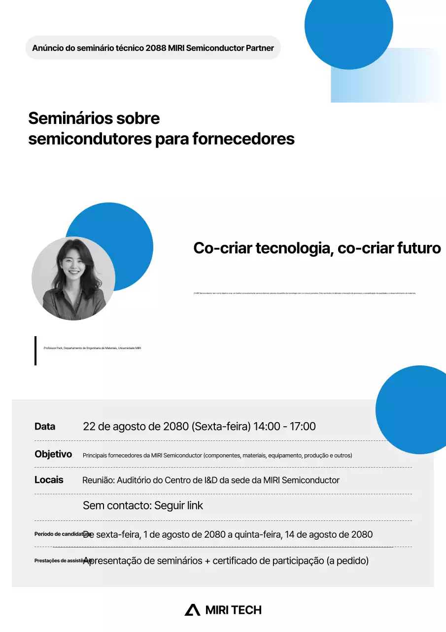 Guia para o Seminário de Tecnologia Moderna Cinza