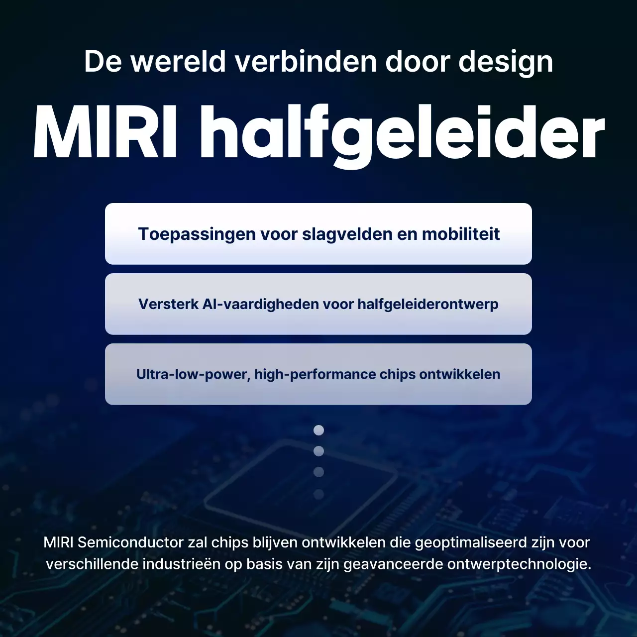 Blauwe moderne halfgeleiderinformatieoverdracht