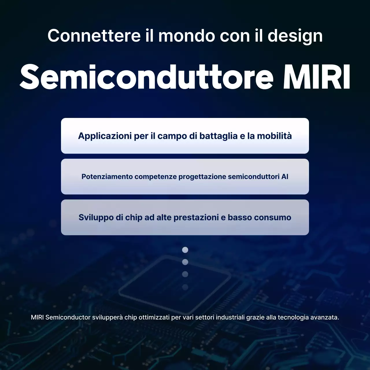 Trasmissione di informazioni sui semiconduttori moderni blu