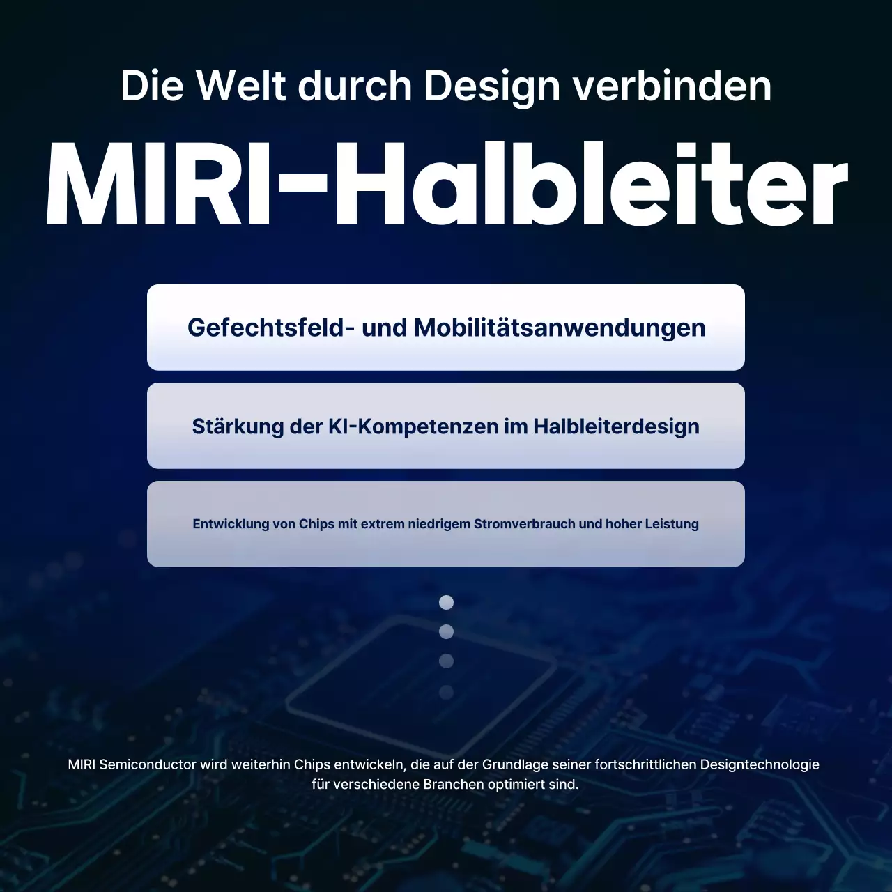 Blaue moderne Halbleiter-Informationsübertragung