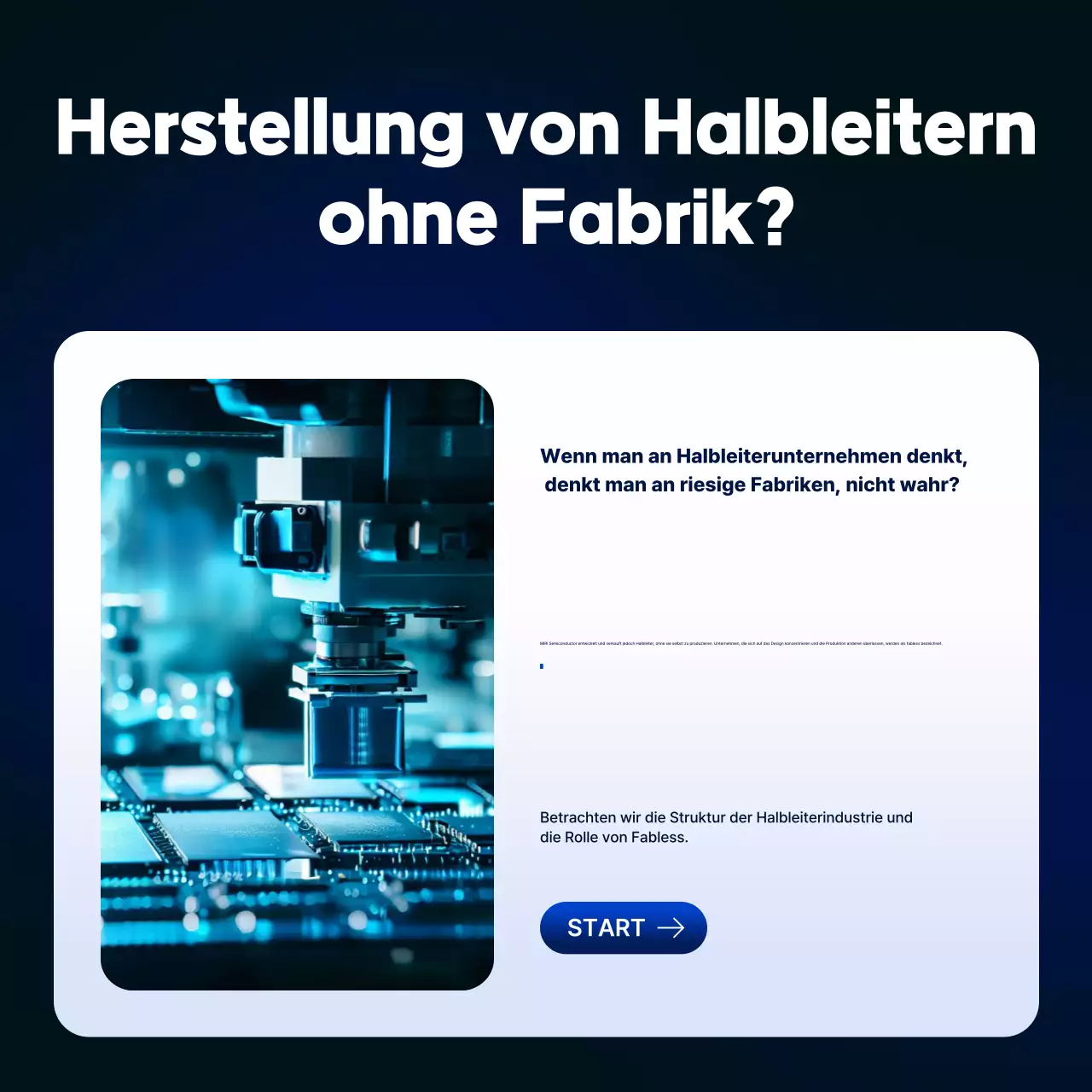 Blaue moderne Halbleiter-Informationsübertragung