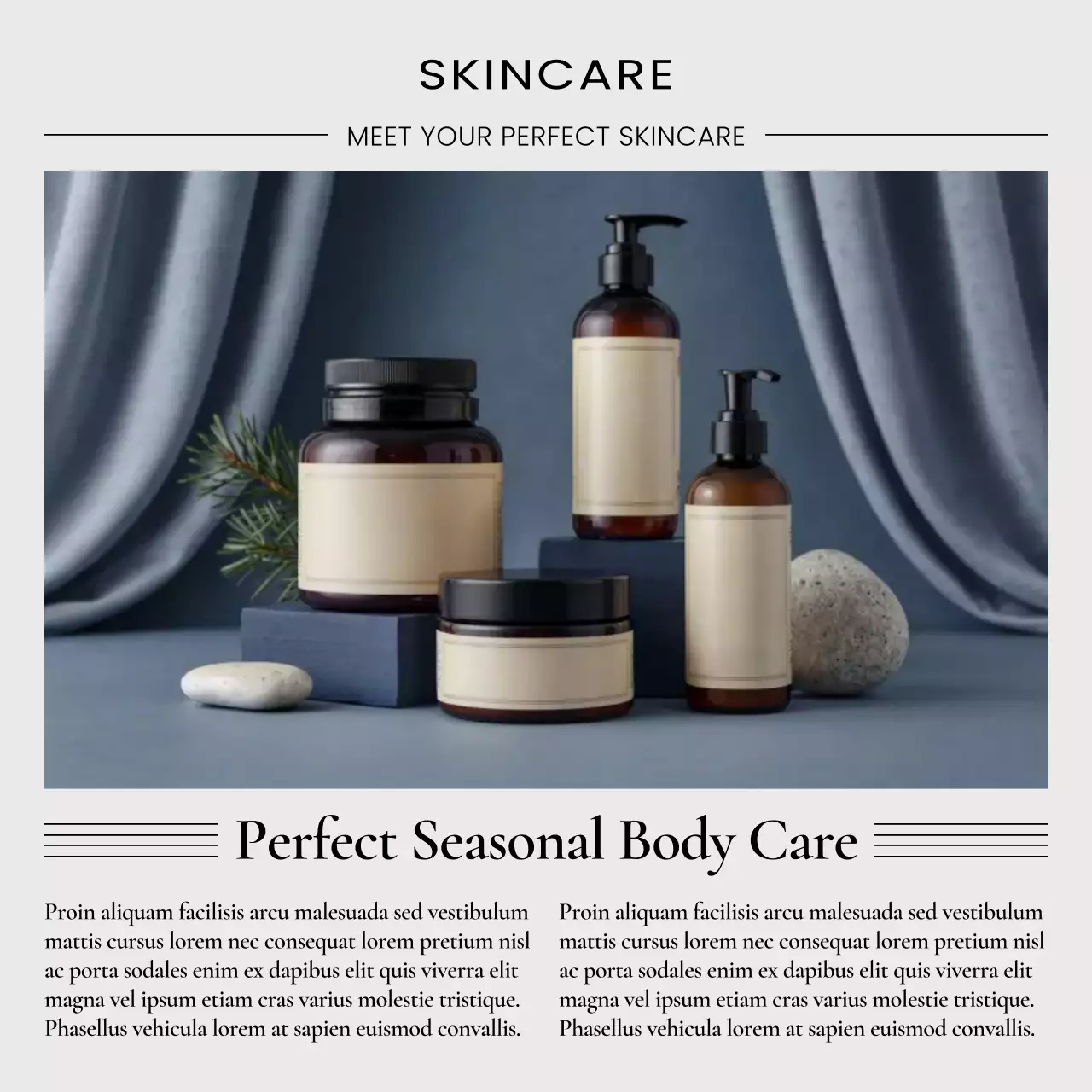 beige modern skincare promotion