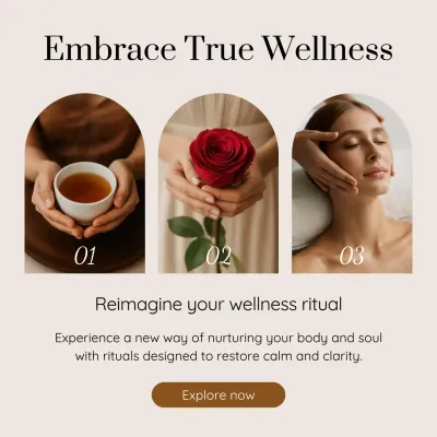 beige elegant wellness promotion