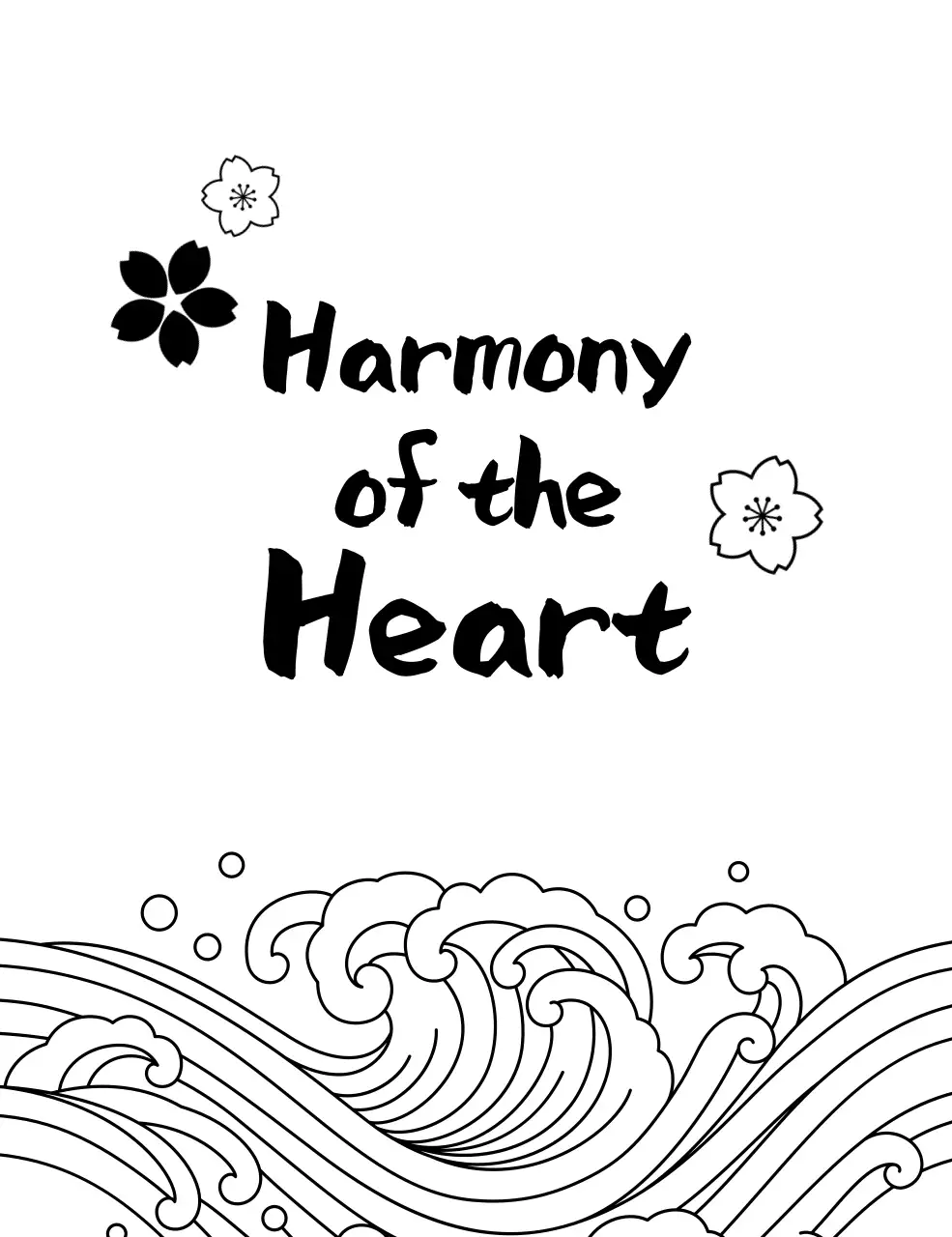 白黒 伝統 和風イラスト