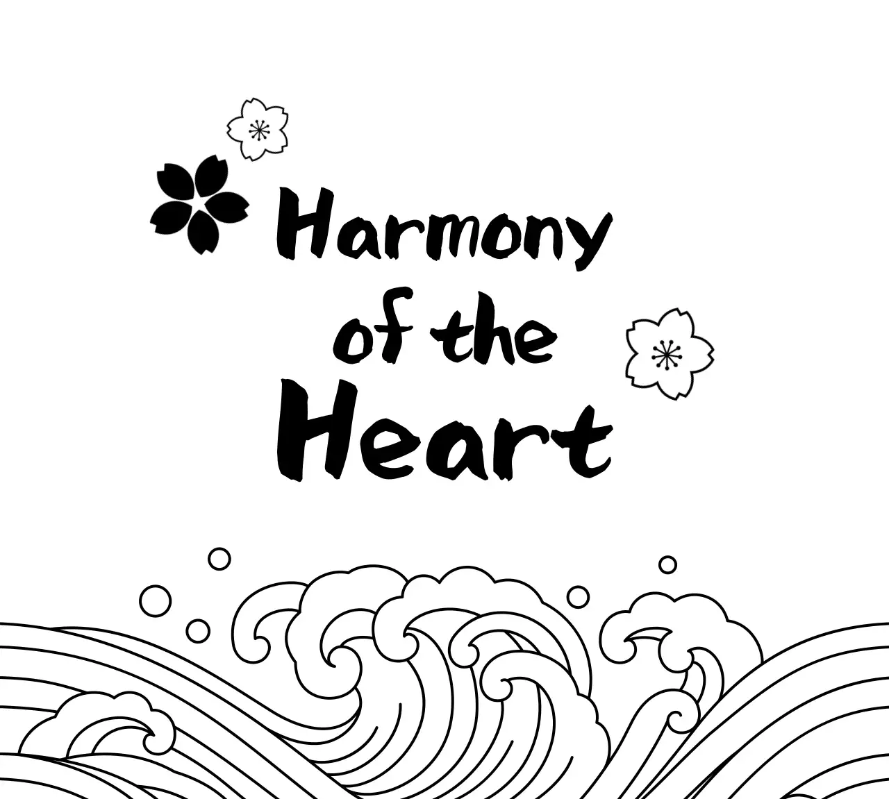 白黒 伝統 和風イラスト