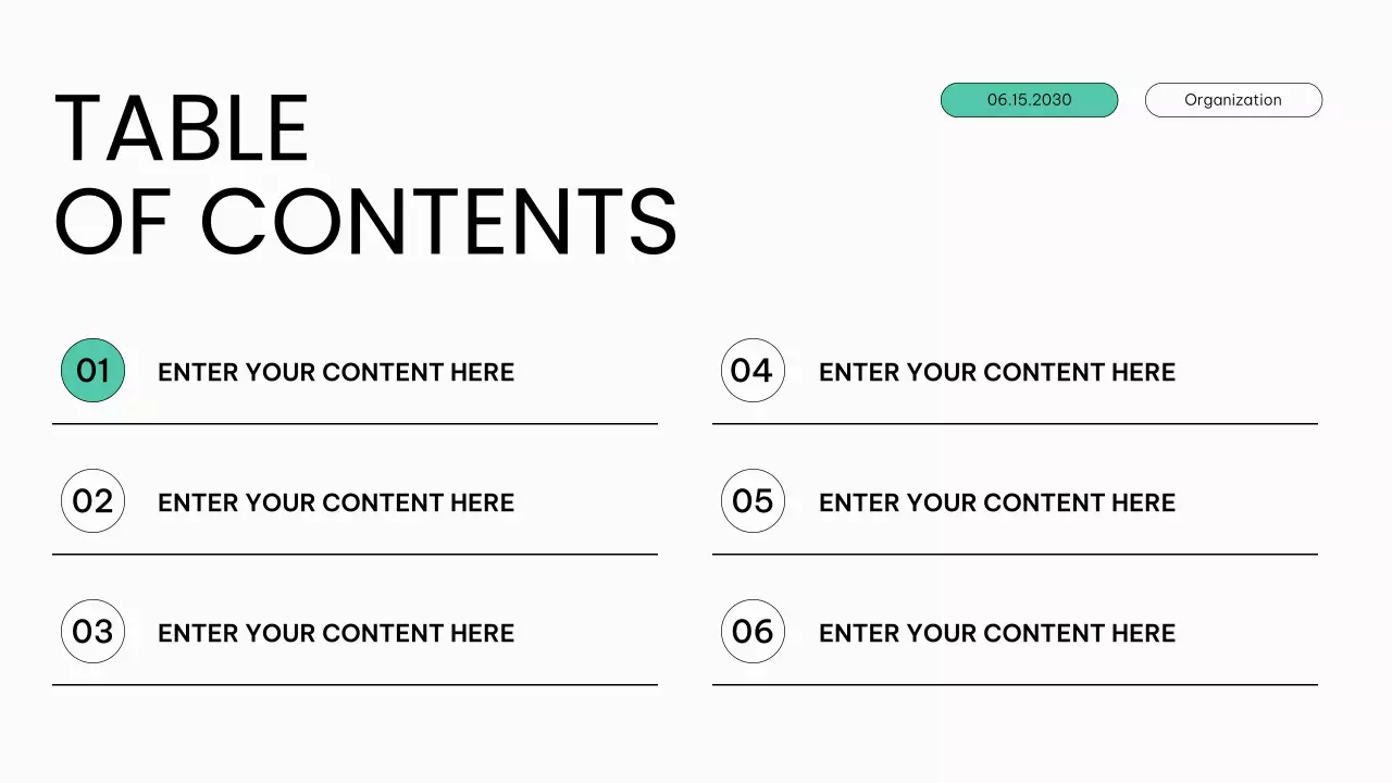 white modern healthcare presentation