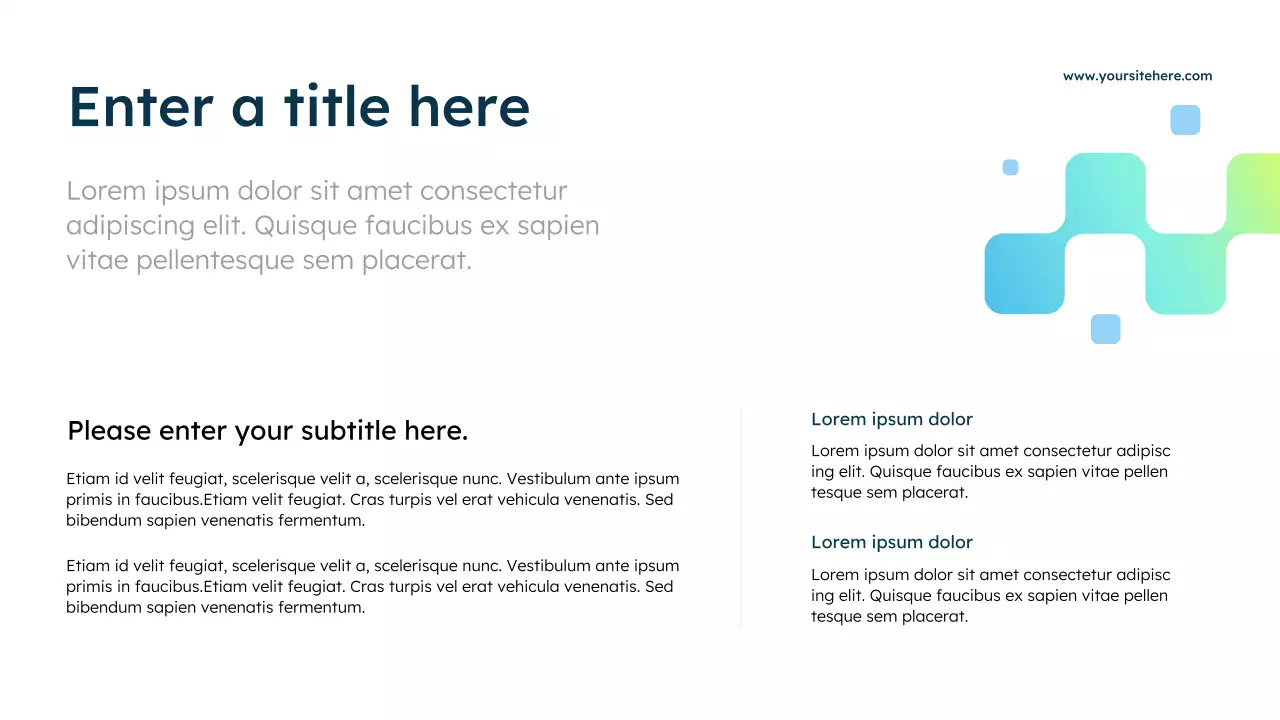 blue modern healthcare advertisement