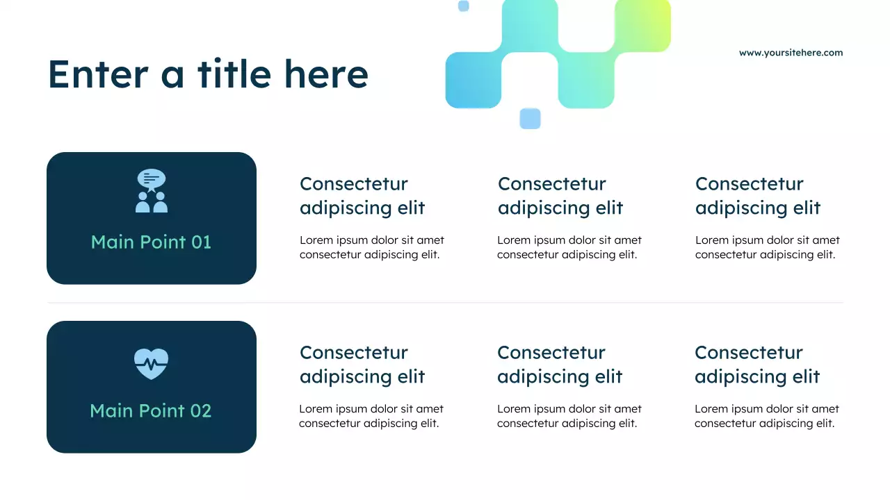 blue modern healthcare advertisement