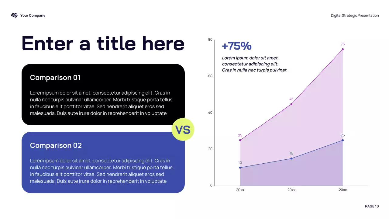 blue modern typography presentation
