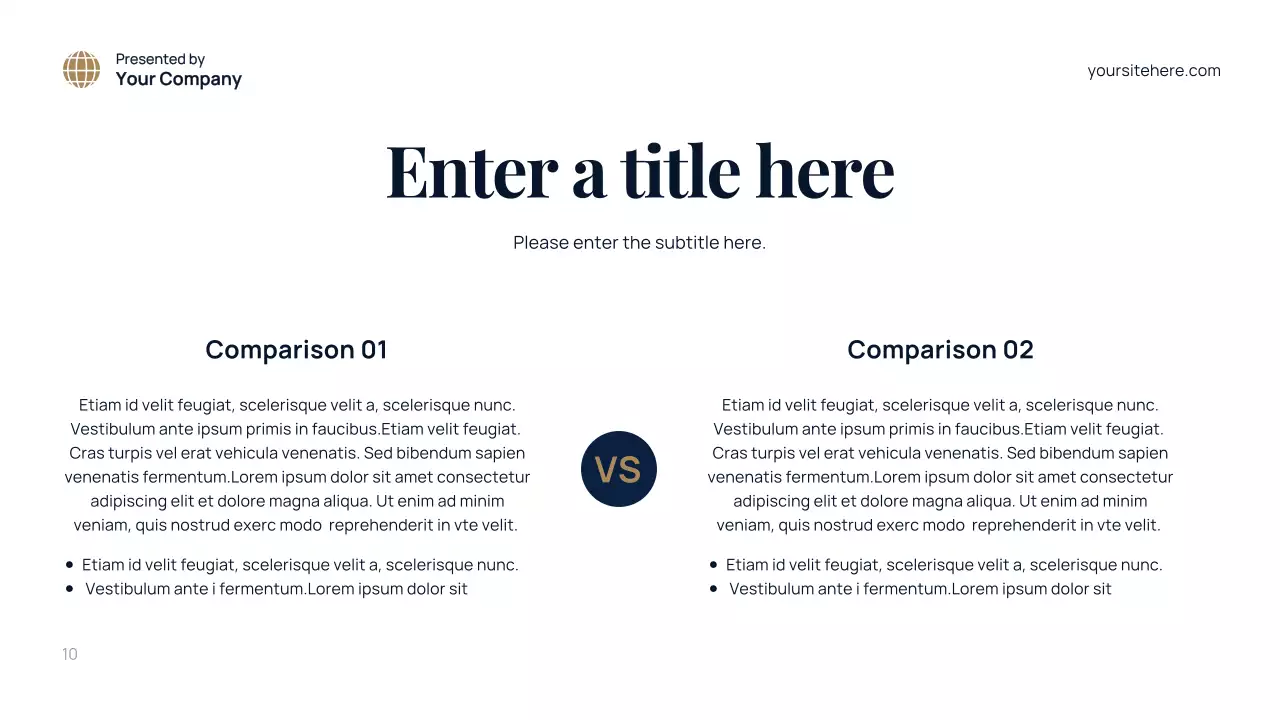 blue modern environment presentation