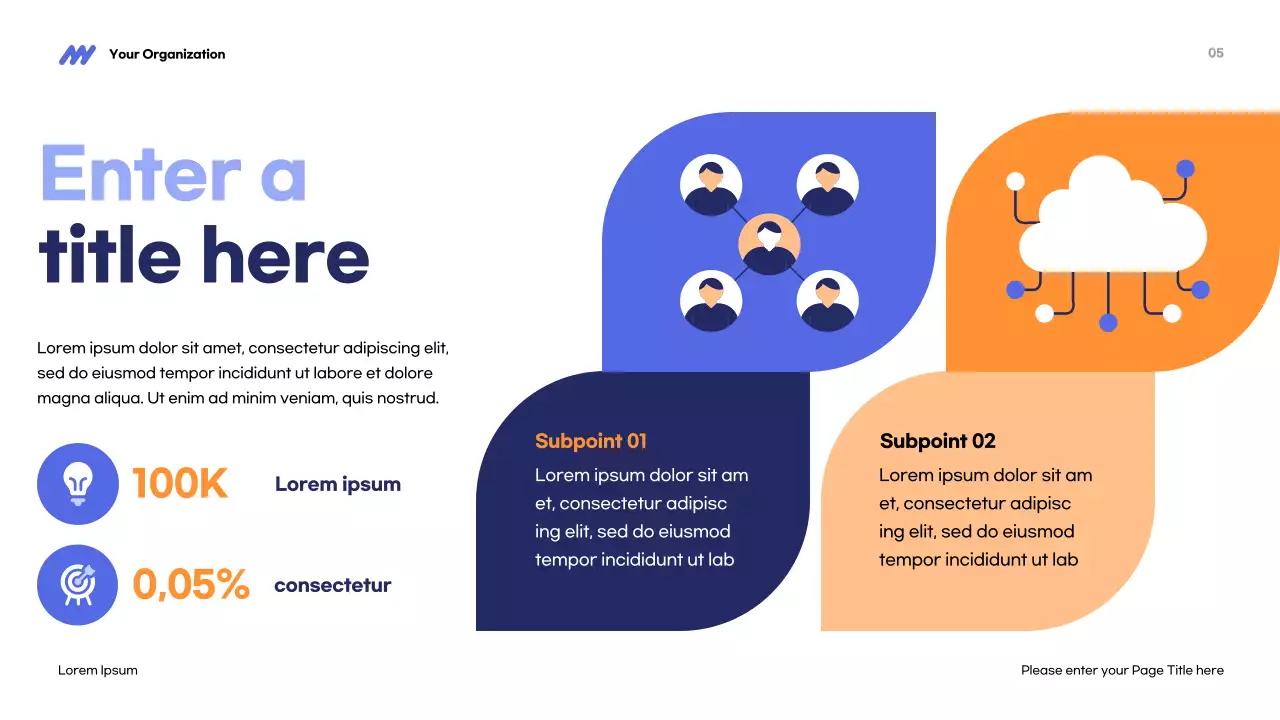 blue modern STEM presentation