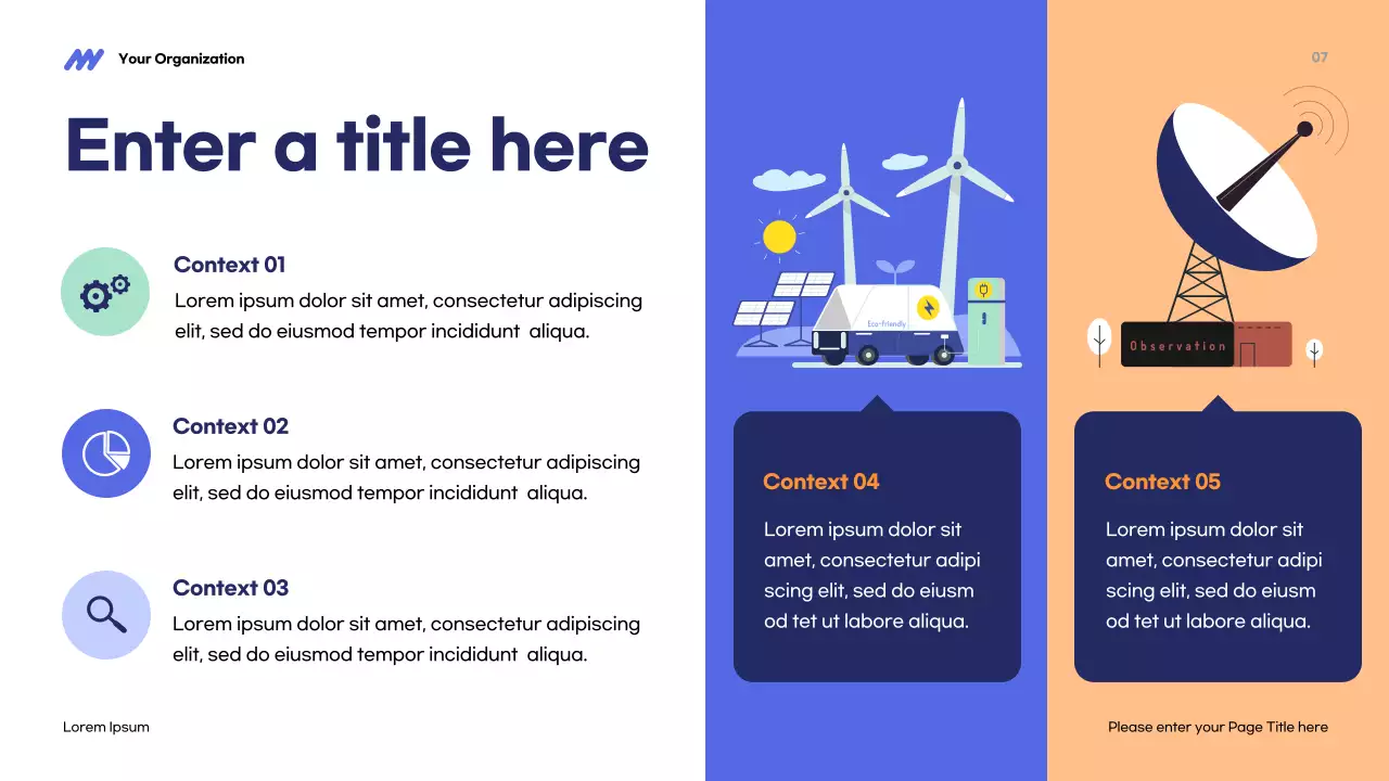 blue modern STEM presentation