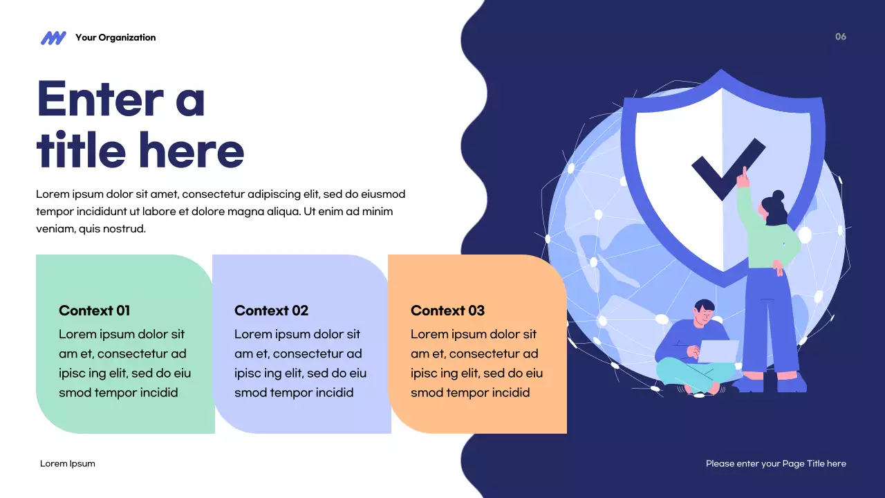 blue modern STEM presentation