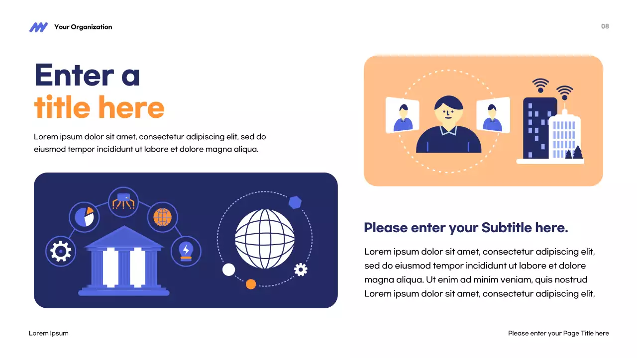 blue modern STEM presentation