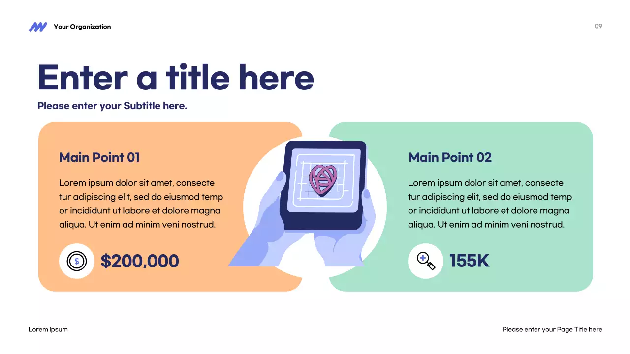 blue modern STEM presentation