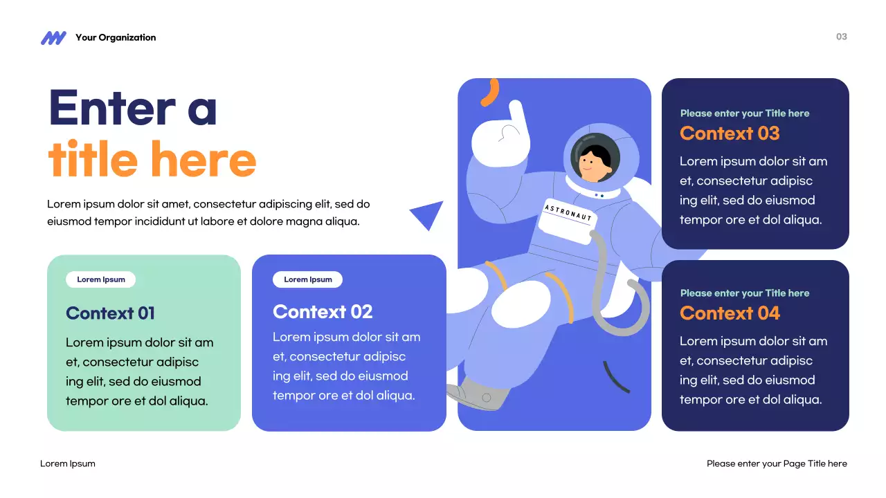 blue modern STEM presentation