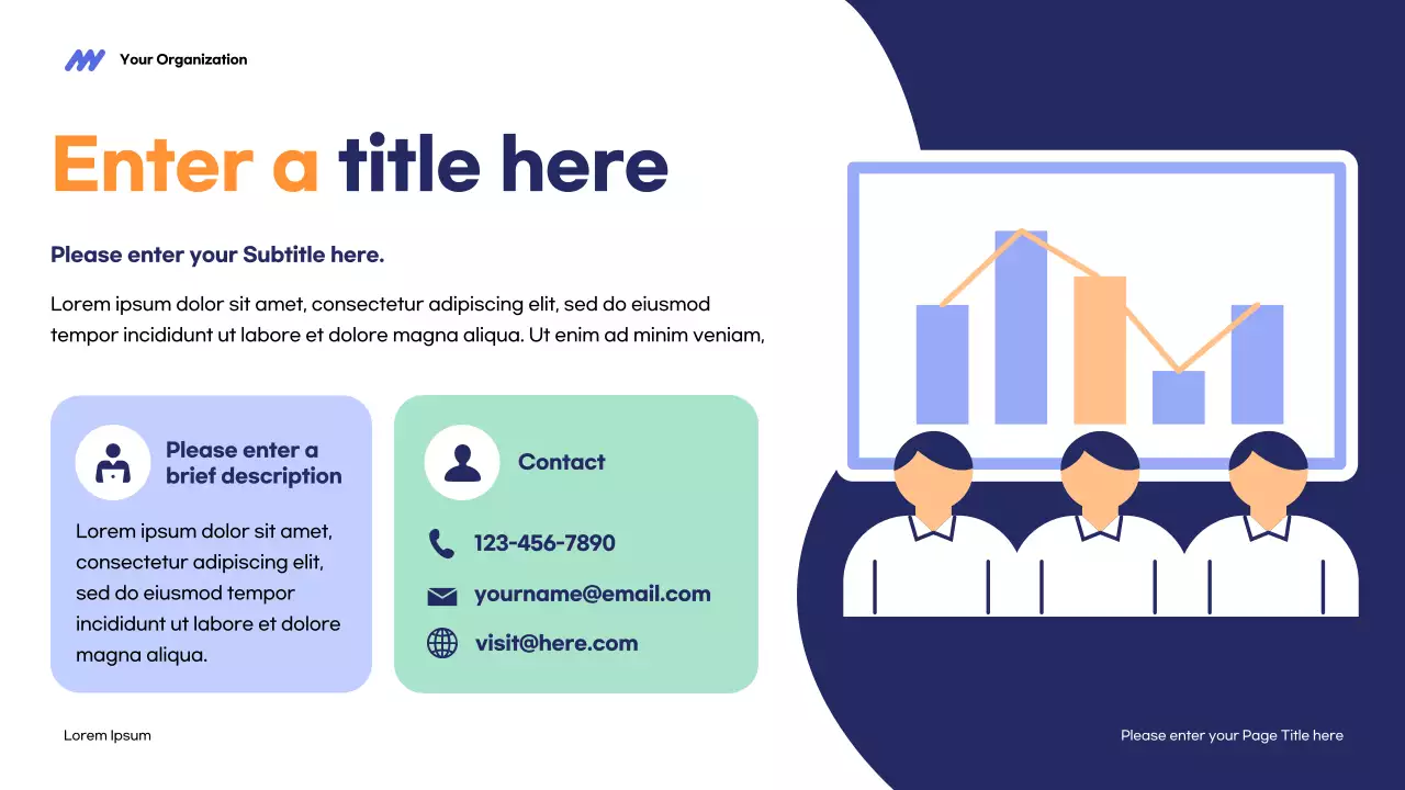 blue modern STEM presentation