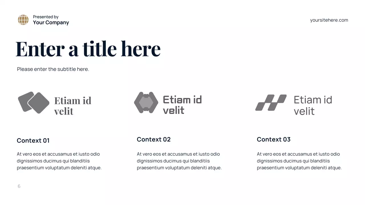 blue modern environment presentation