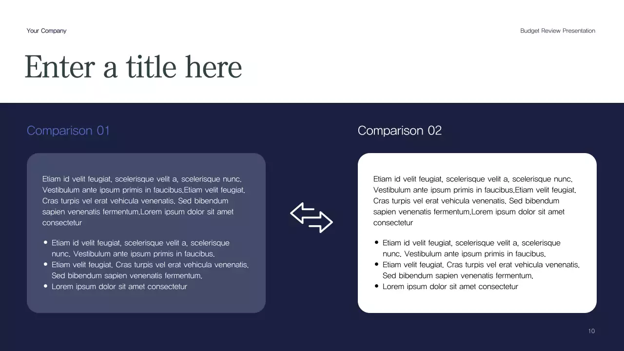 navy professional budget presentation