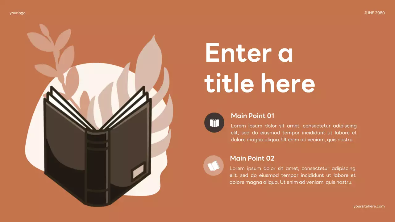 beige elegant book lecture