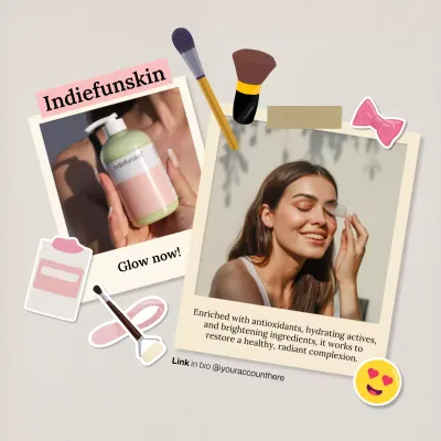 Beige Modern Skincare Promotion Instagram Post