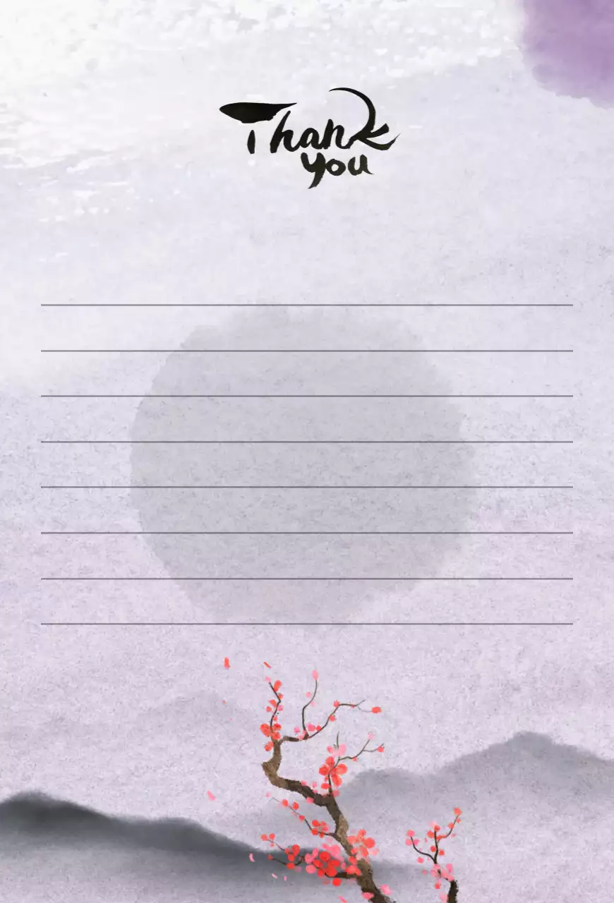 紫 上品 敬老の日 ポスター 感謝書道