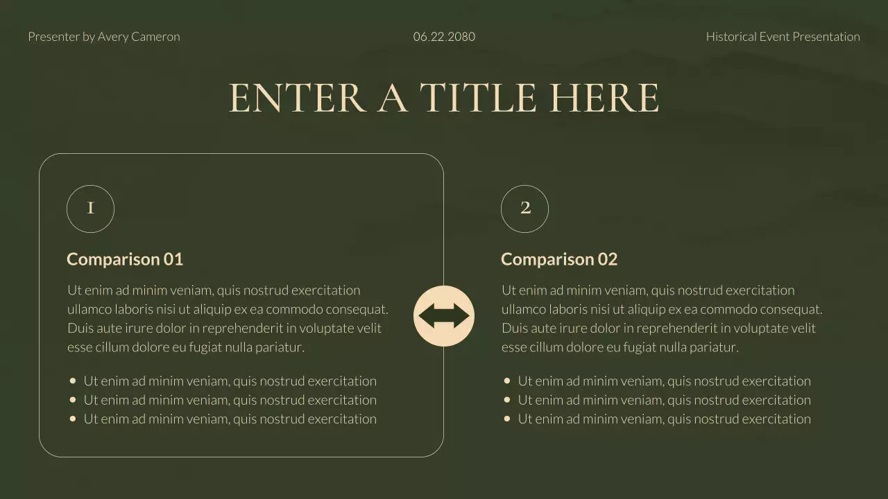 Green Vintage Historical Presentation