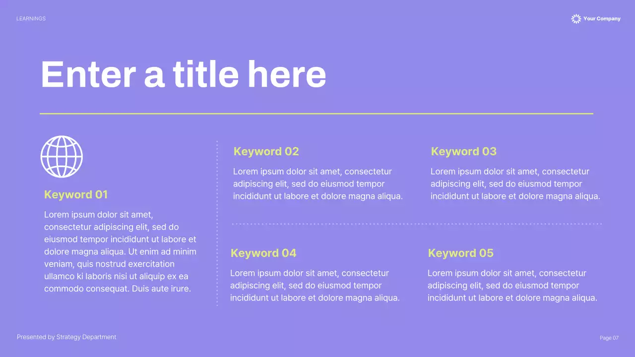 Yellow Modern Business Report Presentation