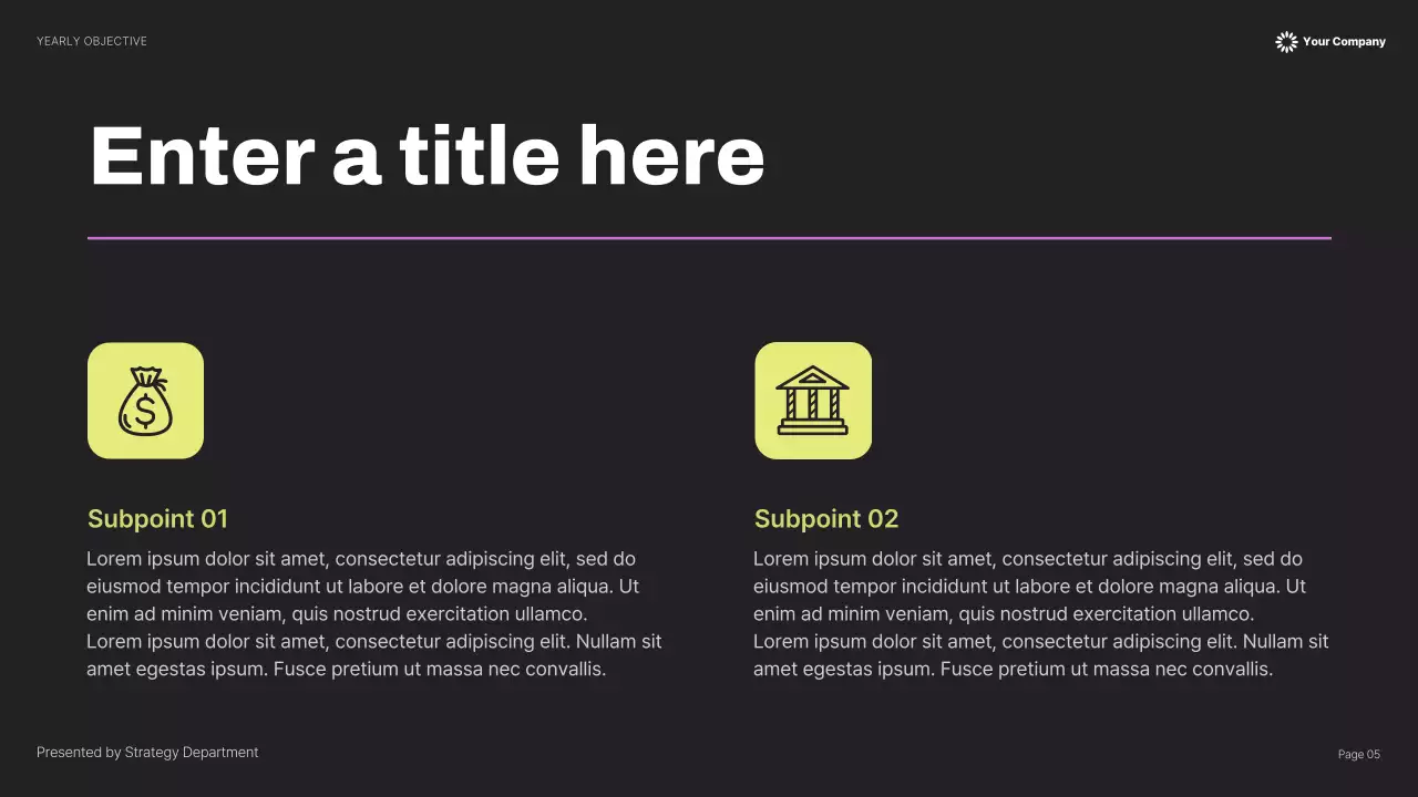 Yellow Modern Business Report Presentation