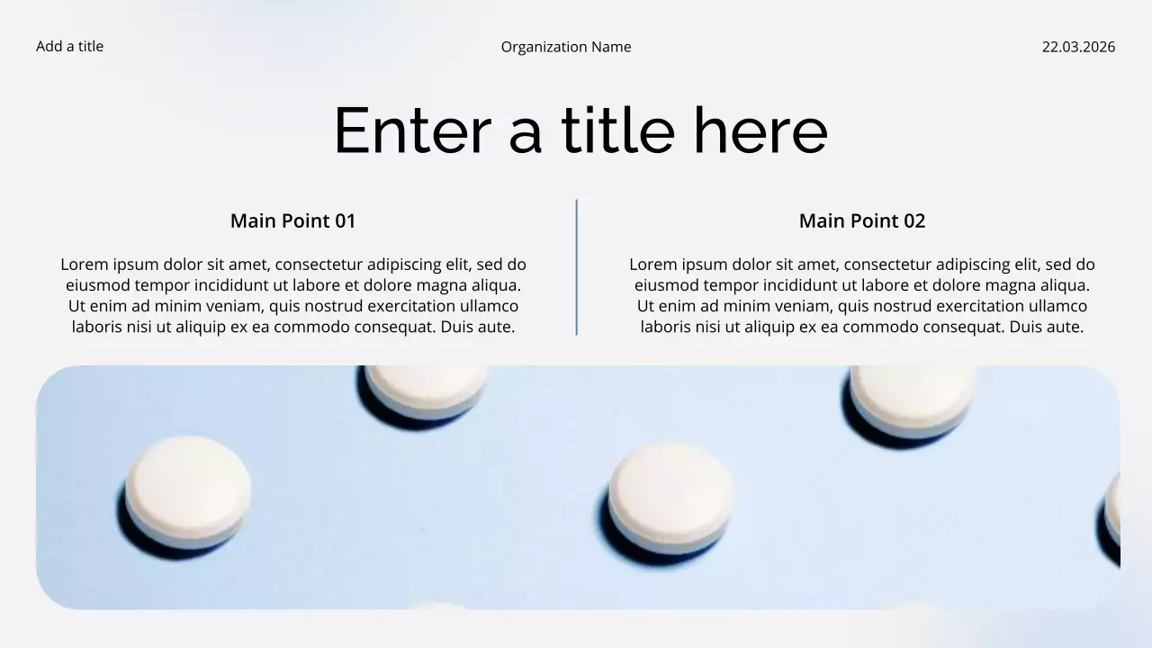 White Modern Healthcare Lecture Presentation