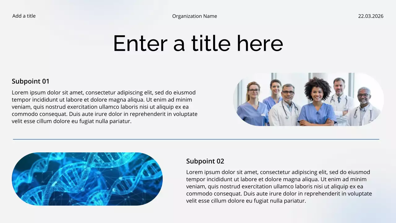 White Modern Healthcare Lecture Presentation