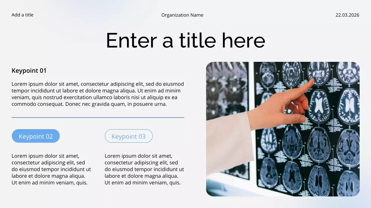 White Modern Healthcare Lecture Presentation