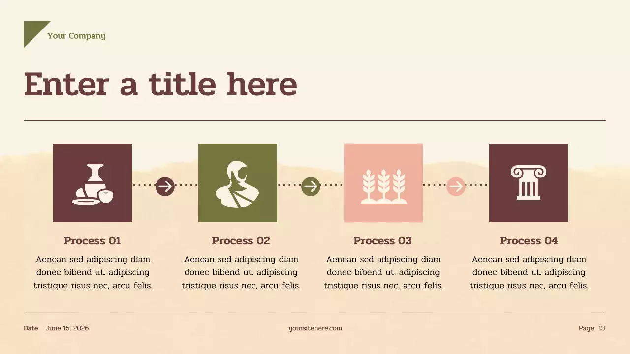 Beige Vintage History Presentation