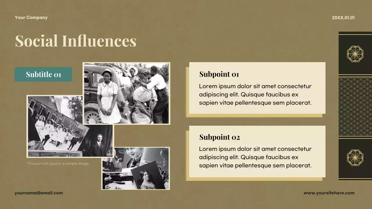 Beige Classic Literature Lecture Presentation