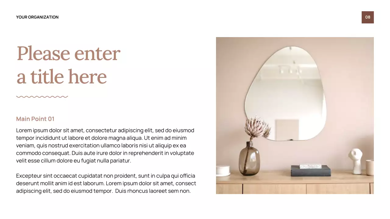 Beige Elegant Show Invitation Presentation