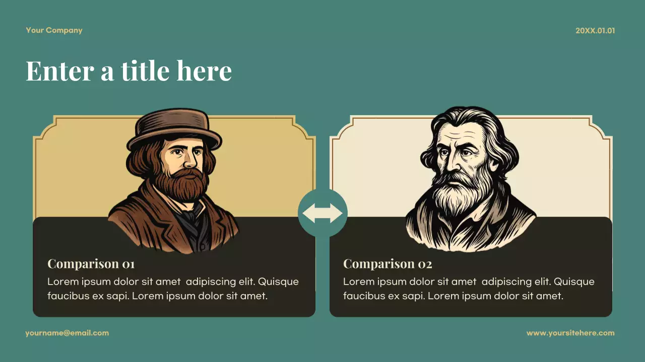 Beige Classic Literature Lecture Presentation