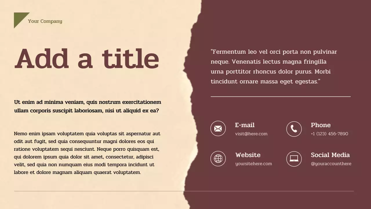 Beige Vintage History Presentation