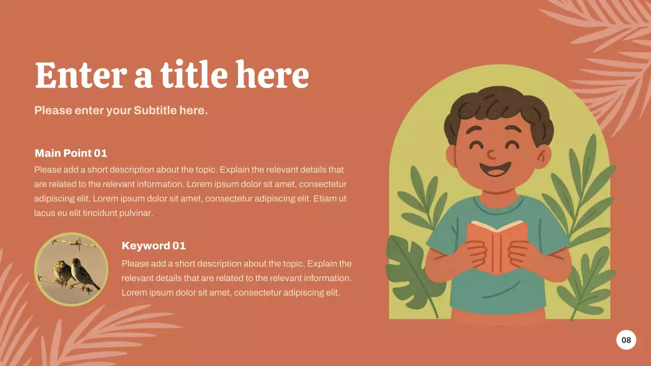 Yellow Tropical Event Invitation Presentation