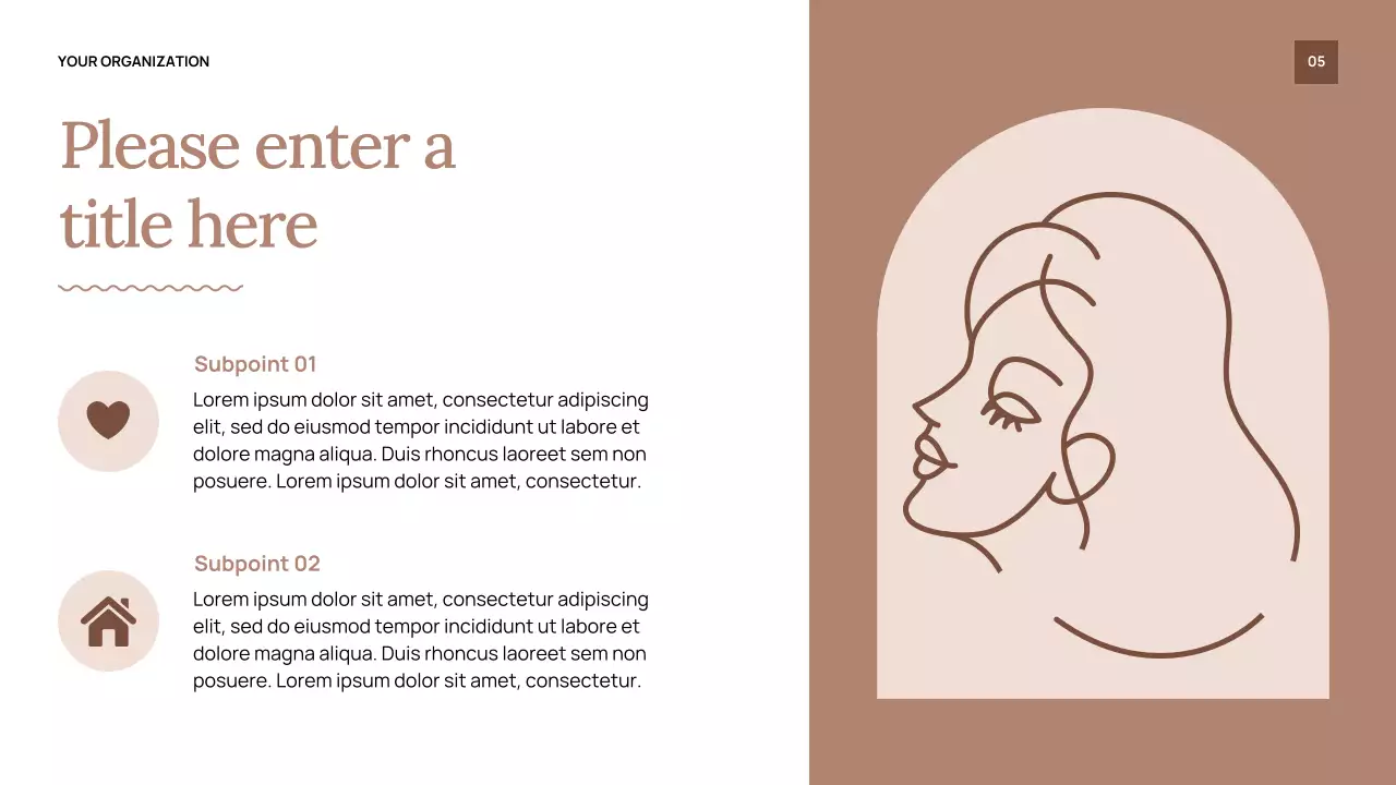 Beige Elegant Show Invitation Presentation