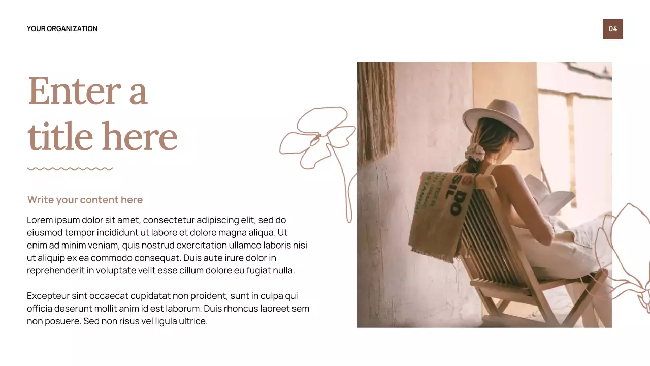 Beige Elegant Show Invitation Presentation