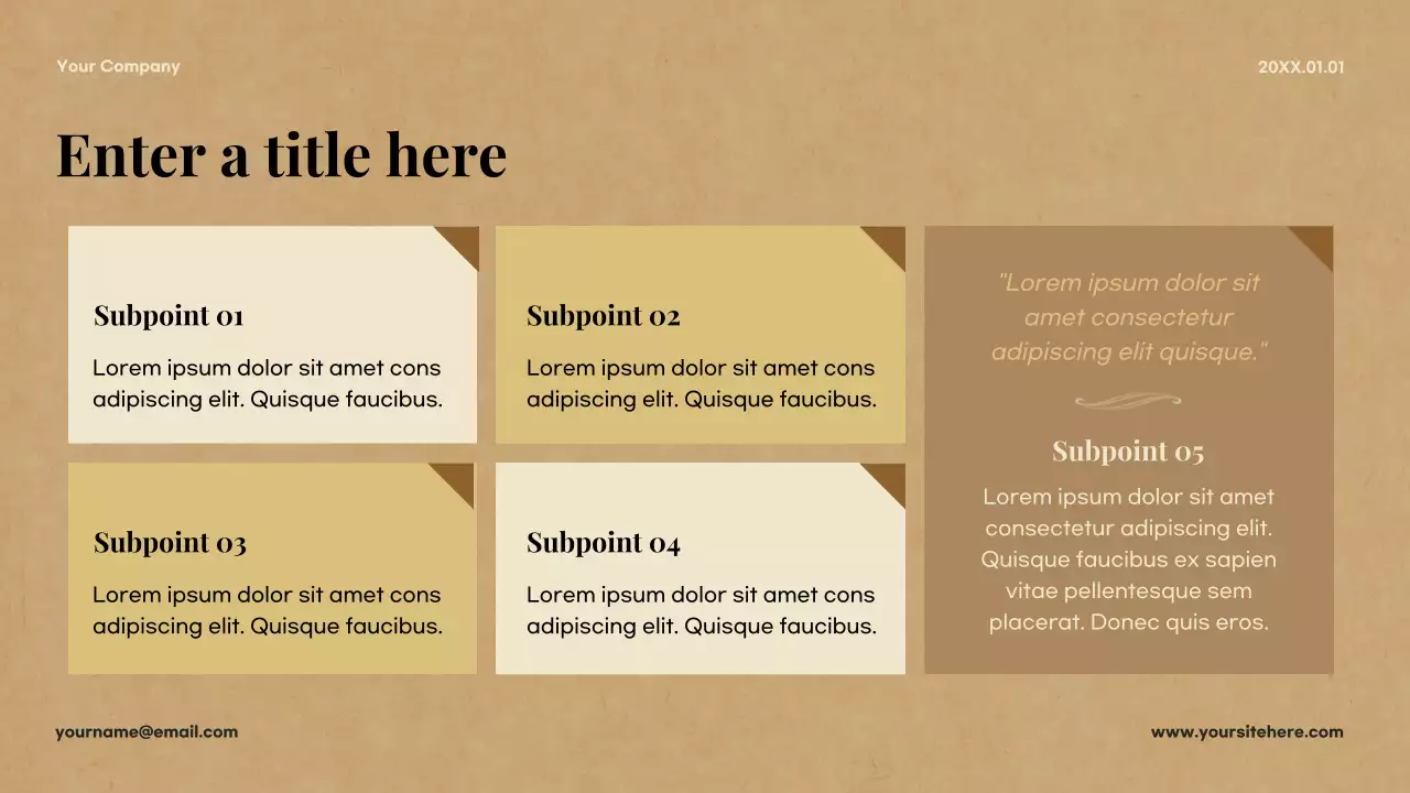 Beige Classic Literature Lecture Presentation