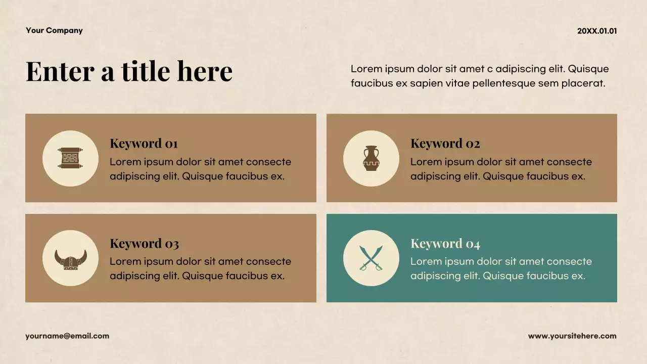 Beige Classic Literature Lecture Presentation