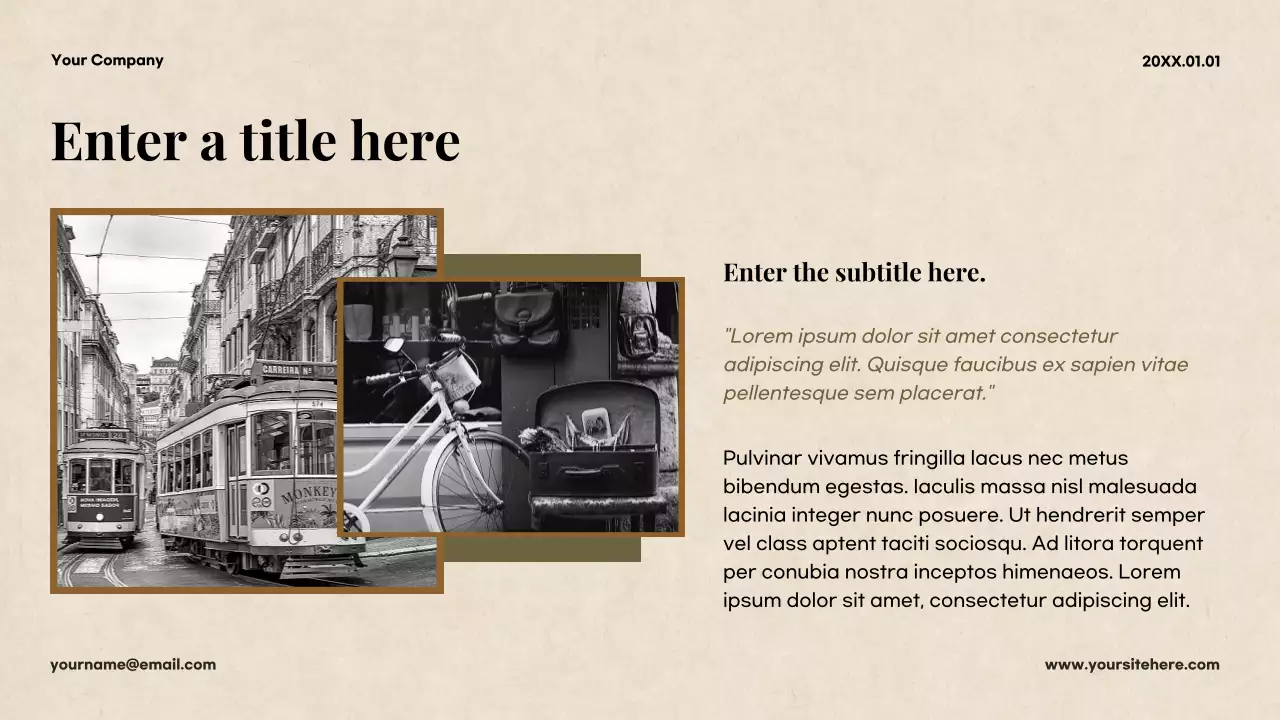 Beige Classic Literature Lecture Presentation