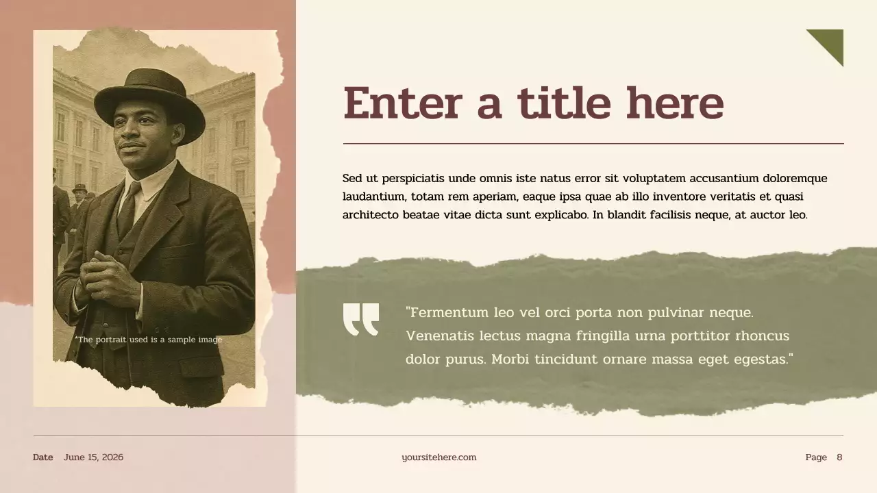 Beige Vintage History Presentation